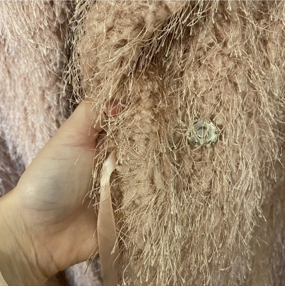 Fuzzy Pink Anthropologie Hazel Hazel Jacket - Picture 4 of 6